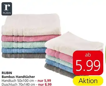 Eurospar RUBIN Bambus Handtücher Handtuch 50x100 cm Angebot