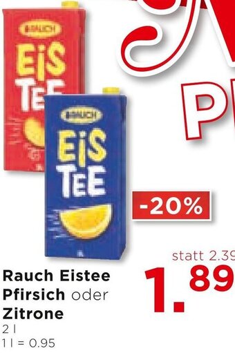 Unimarkt Rauch Eistee Pfirsich oder Zitrone 2 l Angebot