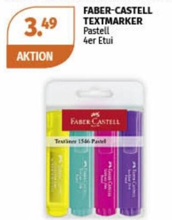Müller FABER-CASTELL TEXTMARKER Pastell 4er Etui Angebot