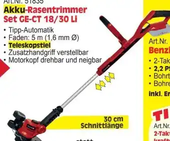 Zgonc Akku-rasentrimmer set ge-ct 18/30 li Angebot