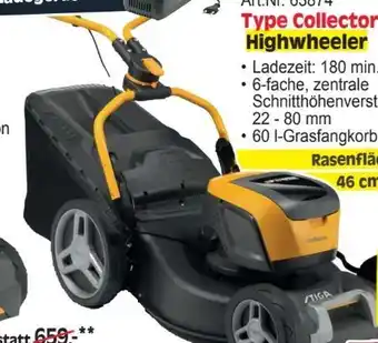 Zgonc Akku-rasenmäher set collector 548e Angebot