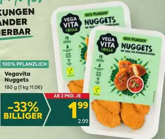 Billa Vegavita Nuggets 180 g Angebot