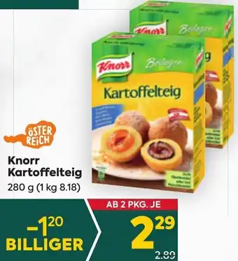 Billa Knorr Kartoffelteig 280 g Angebot