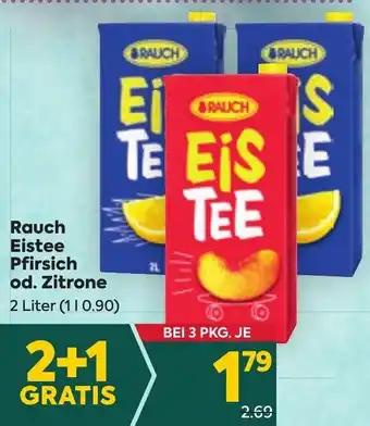 Billa Rauch Eistee Pfirsich od. Zitrone 2 Liter (110.90) Angebot