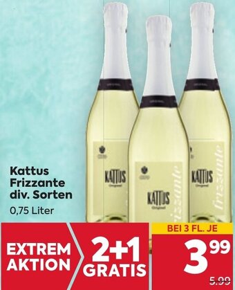 Billa Kattus Frizzante div. Sorten 0,75 Liter Angebot