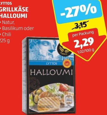 Hofer LYTTOS GRILLKÄSE HALLOUMI 225 g Angebot
