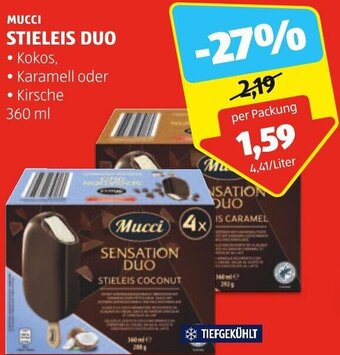 Hofer MUCCI STIELEIS DUO 360 ml Angebot