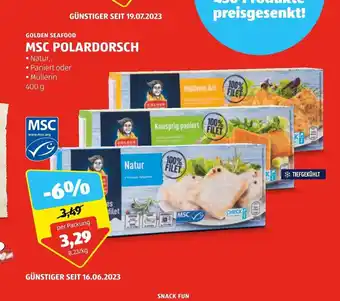 Hofer GOLDEN SEAFOOD MSC POLARDORSCH 400 g Angebot