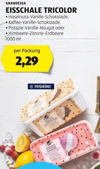 Hofer GRANDESSA EISSCHALE TRICOLOR 1000 ml Angebot
