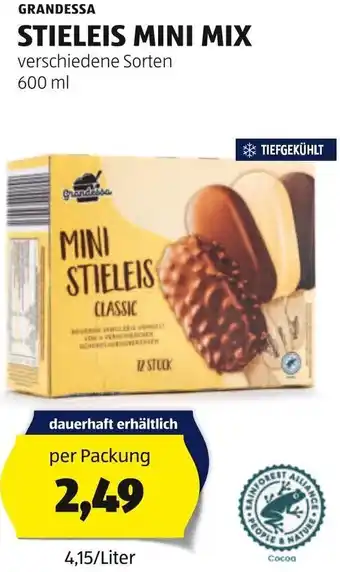 Hofer GRANDESSA STIELEIS MINI MIX 600 ml Angebot