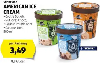 Hofer GRANDESSA AMERICAN ICE CREAM 500 ml Angebot