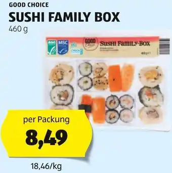 Hofer GOOD CHOICE SUSHI FAMILY BOX 460 g Angebot