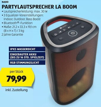 Hofer NABO PARTYLAUTSPRECHER LA BOOM Angebot