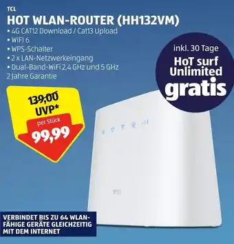 Hofer TCL HOT WLAN-ROUTER (HH132VM) Angebot