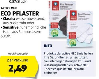 Hofer ACTIVE MED ECO PFLASTER 50 Stk. Angebot
