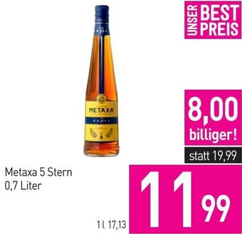 Sutterlüty Metaxa 5 Stern 0,7 Liter Angebot