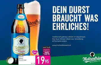 Sutterlüty Mohren Weizen 20 x 0,5 Liter Angebot