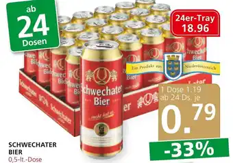 SPAR Gourmet SCHWECHATER BIER 0,5-lt.-Dose Angebot