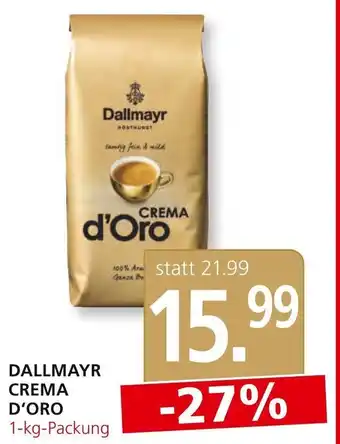 SPAR Gourmet DALLMAYR CREMA D'ORO 1-kg-Packung Angebot