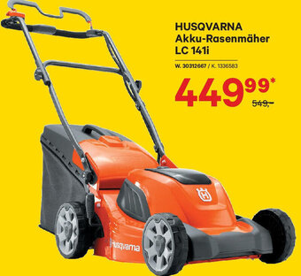 Lagerhaus HUSQVARNA Akku-Rasenmäher LC 141i Angebot