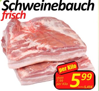 Wurstico Schweinebauch frisch per Kilo Angebot