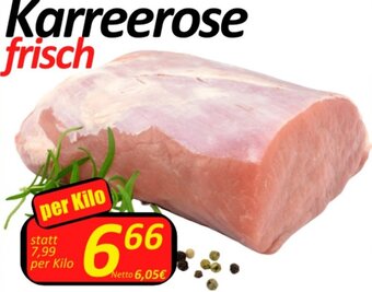 Wurstico Karreerose frisch per kilo Angebot