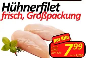 Wurstico Hühnerfilet frisch, Großpackung per Kilo Angebot