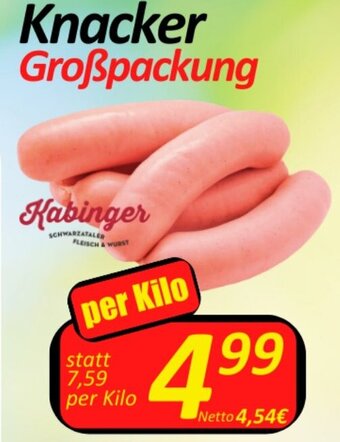 Wurstico Knacker Großpackung per Kilo Angebot