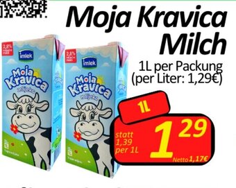 Wurstico Moja Kravica Milch 1L Angebot