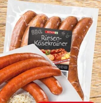 Spar Riesen käsekrainer bbq Angebot