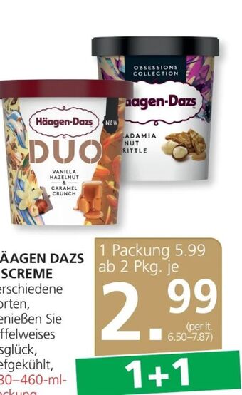 SPAR Gourmet Eiscreme Angebot