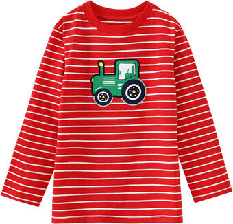 Ernsting's family Kinder langarmshirt mit trecker-applikation Angebot