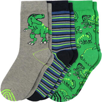 Ernsting's family 3 paar jungen socken mit dino-motiven Angebot