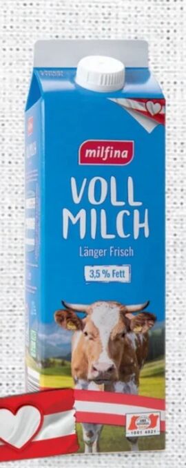 Hofer Vollmilch Angebot