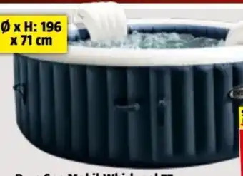 Bauhaus Pure spa mobil-whirlpool 77 bubble massage Angebot