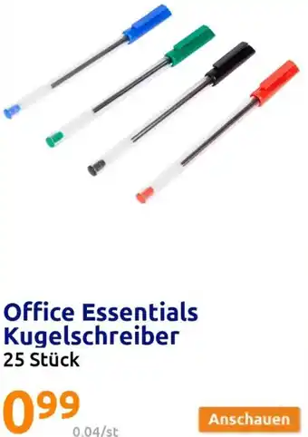 Action Office Essentials Kugelschreiber 25 Stück Angebot