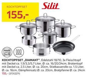 Möbelix KOCHTOPFSET ,,DIAMANT" Angebot