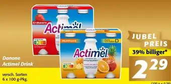 Nah&Frisch Danone Actimel Drink 6 x 100 g-Pkg. Angebot