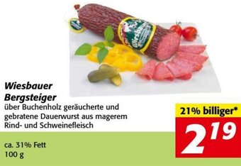 Nah&Frisch Wiesbauer Bergsteiger ca. 31% Fett 100 g Angebot