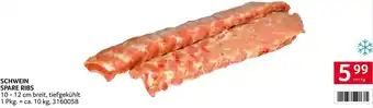 Transgourmet SCHWEIN SPARE RIBS 10-12 cm breit, tiefgekühlt 1 Pkg. = ca. 10 kg, 3160058 Angebot