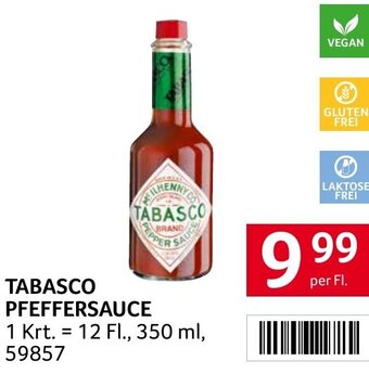 Transgourmet TABASCO PFEFFERSAUCE per Fl. Angebot