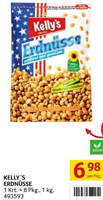 Transgourmet KELLY'S ERDNÜSSE per Pkg. Angebot