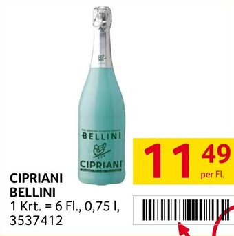 Transgourmet CIPRIANI BELLINI per Fl. Angebot