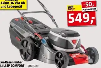 Bauhaus Akku-rasenmäher 46.1 li sp comfort Angebot