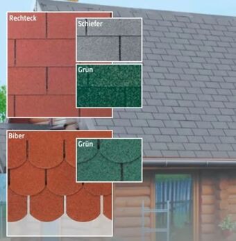 Bauhaus Bitumen-dachschindeln top shingle Angebot