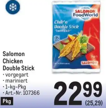 Metro Salomon Chicken Double Stick • 1-kg-Pkg Angebot