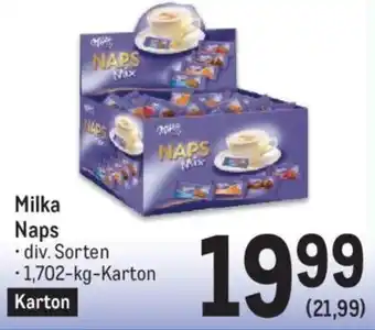 Metro Milka Naps • div. Sorten - 1,702-kg-Karton Angebot