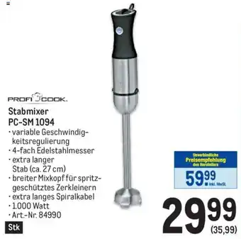 Metro PROFICOOK. Stabmixer PC-SM 1094 Angebot