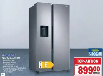 Metro SAMSUNG Side By Side S7820 Angebot