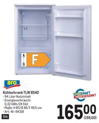 Metro Kühlschrank TLW 8540 -94 Liter Nutzinhalt Angebot